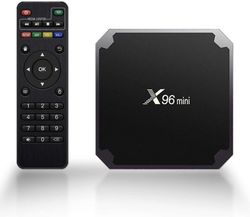 Sofirn X96 Mini Streaming Multimedia Player Android 9.0 4k Tv Box med Amlogic S905w Quad-core Chipset, 2GB Ram + 16GB Emmc, med Wifi og Lan100m (sort)