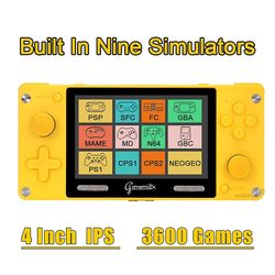 A380 Retro Videospil Console Player Håndholdt Gaming Portable Mini Arcade 4,0 tommer HD IPS Skærm 3600 + Spil Dropship