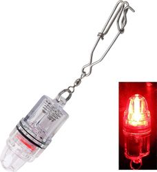 LED-kalastusvalot vedenalaiset akkukäyttöiset syvän pudotuksen kalastusvalot klipsillä vedenpitävä kala