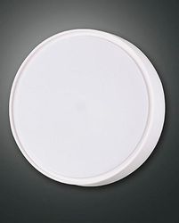 Fabas Luce Lighting Hatton LED Udendørs Flush hvidt glas, IP65