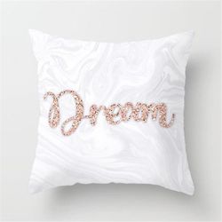 Varychmoo Rose Guld pudebetræk Soveværelse Square Pude cover sofa decors LyserødT L