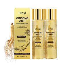 1/2/3x Ginseng Essence Anti-Wrinkle Hydrating Serum – Luonnollinen Ginseng Anti-Aging Essence Water kaikille ihotyypeille 2pcs