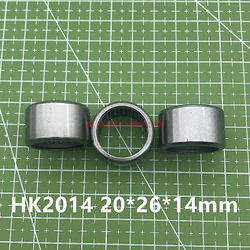 Ægte gratis forsendelse 10stk / parti Hk2014 20 * 26 * 14 mm trukket kop type nålerulleleje 22x26x14mm
