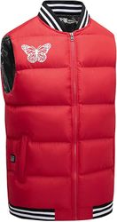 Rikay Electric Ed Vest For Mænd Kvinder 3 S Adjable Temperatur Vaskbar Ing Vest USB opladning Ed Gilet Et Varm Vest Damer Rød 3XL