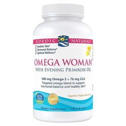 Nordic Naturals Omega Woman 500mg Pehmeät geelit 120