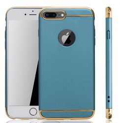 König Apple iPhone 7 etui Mobiltelefondæksel Beskyttelsestaske Taske Taske Kofanger Blå