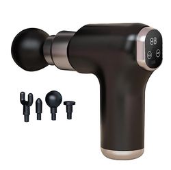 Yunshu 5stk Mini fascia massager dybslagtøj muskelmassager kronisk smertelindring sort