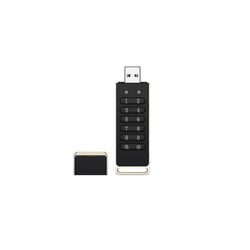 Se USB-stasjon, 256GB kryptert usb flash-stasjon ware pas minnepinne med tastatur usb 3.