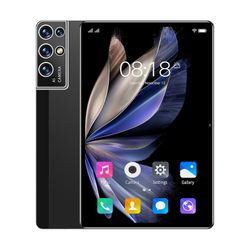 Taishh Nordic Helt ny 10.1-tommer tablet, 2+16G ultratynd HD-skærm (2.4G/5G WiFi, 256G), Android-tablet, læringsspilvideo Office-tablet, understøtt...