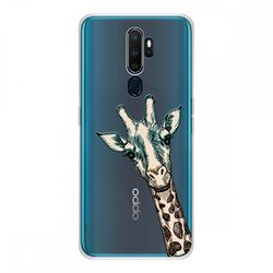 Crazy Kase Hull For Oppo A9 2020 I Silikone Soft 1 Mm, Giraf Hoved