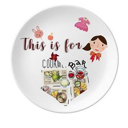 Gourmet Bar Steak Suppe Lemonade Datter Dessert Plate Dekorative Porcelæn 8 tommer Dinner Home