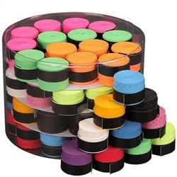 60pcs TennisKetsjer overgrips Padel Over Grips Badminton Over Grips Sved absorberet Wraps Tapes Grips Sweatband