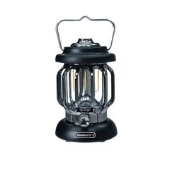 Yunshu LED vandtæt USB-drevet campinglanterne, 2 lystilstande Sort