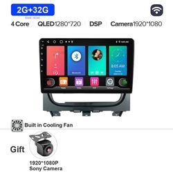 Bicaco 9" Android 13 For Fiat Strada Idea 2012 2013 2014 - 2016 Bil Radio Multimedia System Recorder Navigasjon GPS Stereo No 2 Din DVD 2G-32G CAM