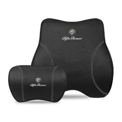 auton sisustus Auton kaulatyyny Istuin Pääntuki Vyötärötyyny Lisävarusteet Alfa Romeo 159 Giulietta 147 Mito Giulia 156 166 GT Stelvio 1kpl musta -...