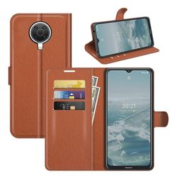 König Case Mobiltelefon Protector til Nokia G10 G20 Case Flip Cover Bag Cases Bumper Brown