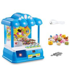 Ruili Elektronisk Candy Machine Grabber Prize Carnival Arcade Game Claw blå