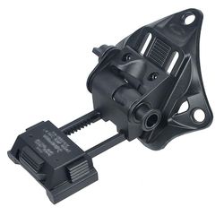 Metal Wilcox L4 G19 Nvg Hurtig hjelm Mount Lav profil 3-hullers ligklæde til transport af Night Vision Udstyr Fit Pvs15 Pvs18 Gpnvg18 Sort