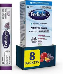 Pedialyte Pedialyteen suullinen elektrolyytti liuos jauhe, erilaisia pakkaus 8 Ea