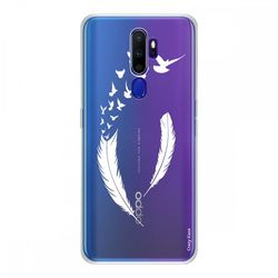 Crazy Kase Hull For Oppo A9 2020 I Silikone Soft 1 Mm, Fjer og Flight D-apos;fugle