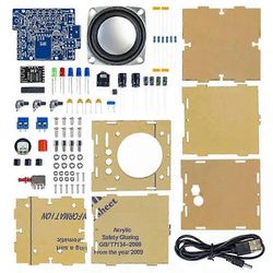 DIY Bluetooth-kaiutinsarja elektroninen sarja komponentti minivahvistinkaiuttimet SPI-liitäntä akryylikuorella Kuten
