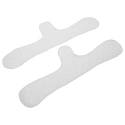 Hienkestävät rintaliivityynyt Uudelleenkäytettävät puuvillaiset tissien alla hikityynyt naisten mukavuuteen harjoittelun aikana Koko 43,00X15,50X0,...