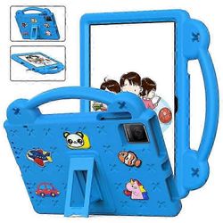 TCL Tab 10 Gen 2 / T-Mobile REVVL Tab Case - Söpö EVA-kansi jalustalla ja kahvalla Azure