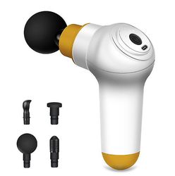 Coosilo Massage Gun Fascia Gun Muscle Relax Massage USB Opladning Elektrisk Massager Body Massager hvid