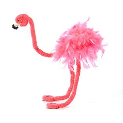 Flamingo Marionette Nukke Pehmo Eläimet Marionettinukke Interaktiivinen nukke Vaaleanpunainen 57X28X11CM