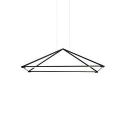 LEDS-C4 GROK Lighting Bøtter LED dekorative loft vedhæng Matt Sort 90cm 3900lm 3000K