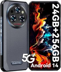 OUKITEL WP35 matkapuhelin 5G 24GB RAM + 256GB ROM 11000mAh 6.6" FHD + 64MP kamera musta