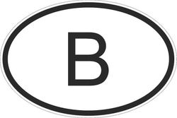 akachafactory Tarra tarra tarra-tarra lippu soikea koodi maan moottori pyörä auto Belgia Belgian B