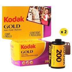 Sajygv Kodak Duo 200 1-20 rullar för 35 mm film, 36 exponeringar per rulle, lämplig för Kodak Ektar H35, Kodak Vintage Retro M35, M38, Ultra F9-kam...