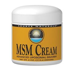 Source Naturals Lähde Naturals MSM Joint Response Cream, 4 oz (1 kpl pakkaus)