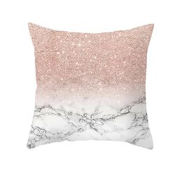 Marmor serie dekorative pudebetræk Pink pudebetræk 4