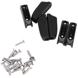 6kpl kanootti kajakki johtolukko peräsimen ohjaus nylon, itselukittuva köysi köysi kiristin juoksija ankkuri tukos kiinnitysvenetarvikkeet musta