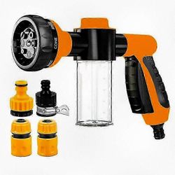 Koirien kylpemiseen suunniteltu suihkupää - täydellinen lemmikkien hoitoon ja pesuun oranssi