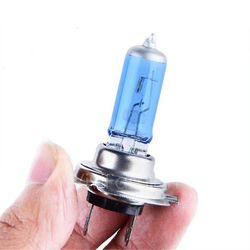 2 stk H7 Xenon Halogen Bulb 5000k Bil Super Xenon Hvide pærer 12v 55w