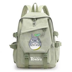 Yyh Muoti Söpö Totoro Kissa Naisten Reppu Kawaii Kirjalaukku teinitytöille Kannettava tietokone Reppu Opiskelijan koululaukku Mochila Nainen 4