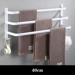 Shbshaimy Space alumiininen pyyheripustin seinälle asennettava pyyheteline kylpyhuone muoti valkoinen pyyhepalkki kisko matta valkoinen pyyhepidike...