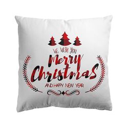 Sajygv Sajy Christmas Lin Myk Putevar Sofa Midje Kaste Pad Cover Hjem Dekorasjon Flerfarget