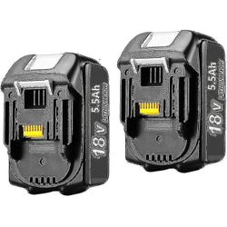 2-pack 18v 5.0ah Bl1860b Reservdelar för Makita 18v Bl1860b Bl1850b Bl1860 Bl1830b Bl1830 Bl1840b Bl1840 Bl1835 Bl1845 Bl1850 Fk