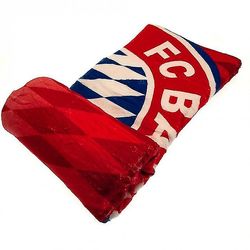 FC Bayern Munich FC Bayern München Fleece Crest Teppe Rød/hvit/blå 170cm x 130cm