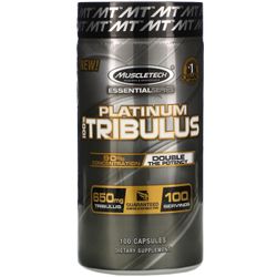 Muscletech, Platin 100% Tribulus, 650 mg, 100 Kapsler