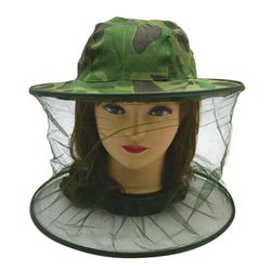 Mosquito Head Face Protector Net Hat Insekt Bugs Bee Proof Mesh Hat Udendørs Fishing Sun Cap