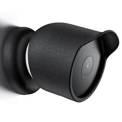 Turvakameran kansi vedenpitävä silikonikotelo Google Nest Cam Outdoorille Musta