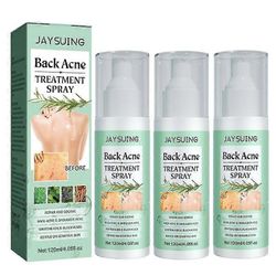3kpl Back Akne Repair Spray Fades Pockmarks Repair Back Back Shoulder Acne Skin Care Spray