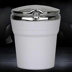 Tuhkakupit Auton muotoilu auto Savukkeiden tuhkakuppi LED-lampulla Opel VAUXHALL MOKKA Zafira Astra Insignia Vectra Antara Valkoinen