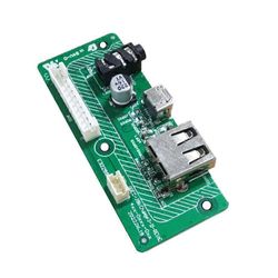 1kpl USB 2.0 ääniliitäntä virtalähde liitin latausta varten 3 Bluetooth-kaiutin Micro-USB Charg Vihreä