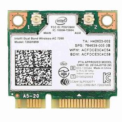 Intel 7260 AC 7260HMW 867 Mbit / s 5G langaton wifi BT mini-PCI-E-Karte